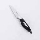 Ensemble De Couteaux De Cuisine Avec Support 8 Pièces-Noir