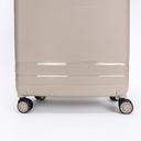Série de 3 Valises en PP Incassable FENIX Beige Roues Amovibles 360°