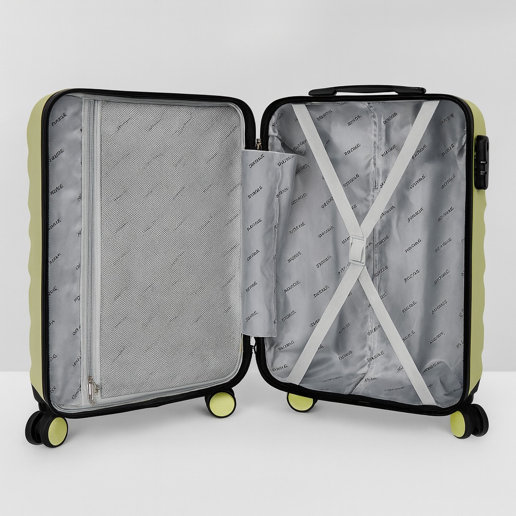 Grande Valise ABS Modèle 1 – FENIX Vert Clair