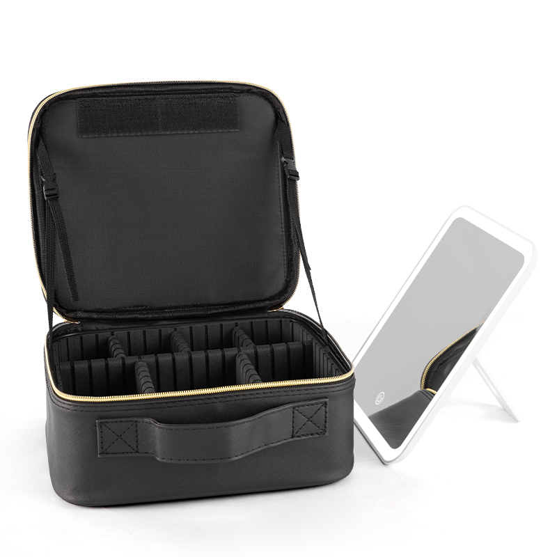 Organisateur De Maquillage Multifonctionnel Avec Miroir LED