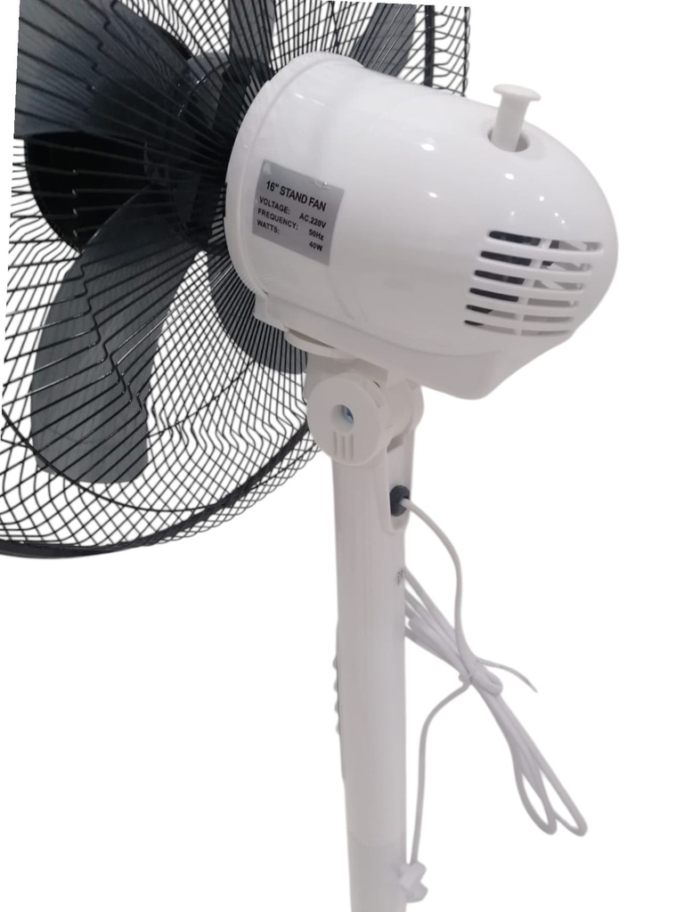 Ventilateur sur Pied Moxie Air FS-1683 16" Blanc 3 Vitesses