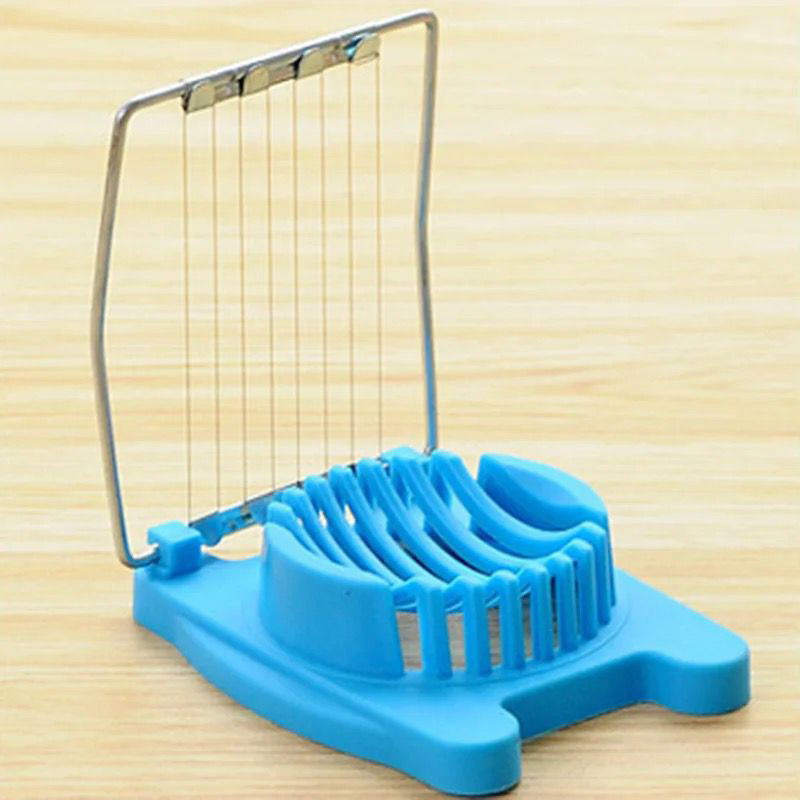 Coupe-Œuf à Tranches Rondes-Bleu