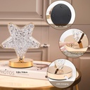Lampe de Table Rechargeable Forme Étoile – Style Diamant Avec Tactile