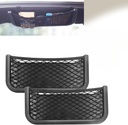 Pack de 2 Filets de Rangement Voiture  Universels et Autocollants