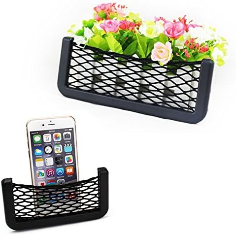 Pack de 2 Filets de Rangement Voiture  Universels et Autocollants