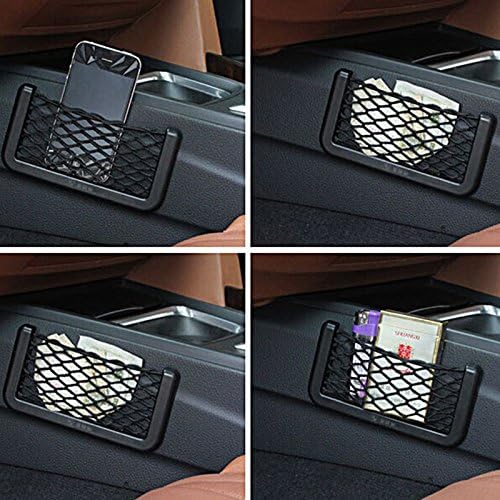 Pack de 2 Filets de Rangement Voiture  Universels et Autocollants