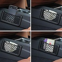 Pack de 2 Filets de Rangement Voiture  Universels et Autocollants