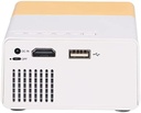 Mini Projecteur Portable LED – Vidéo Projecteur 1080P Support, Écran 24-60 Pouces 