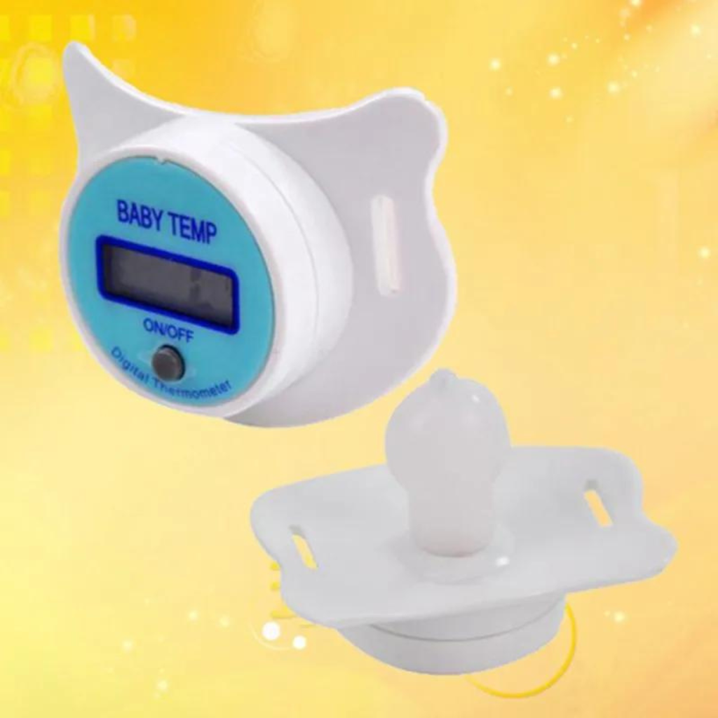 Thermomètre Sucette Numérique LCD pour Bébé – En Silicone