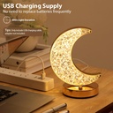 Lampe de Table Rechargeable Moderne – Style Diamant Tactile