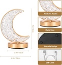 Lampe de Table Rechargeable Moderne – Style Diamant Tactile