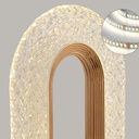 Lampe de Table Rechargeable Ovale Moderne – Style Diamant Tactile