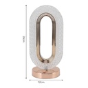 Lampe de Table Rechargeable Ovale Moderne – Style Diamant Tactile