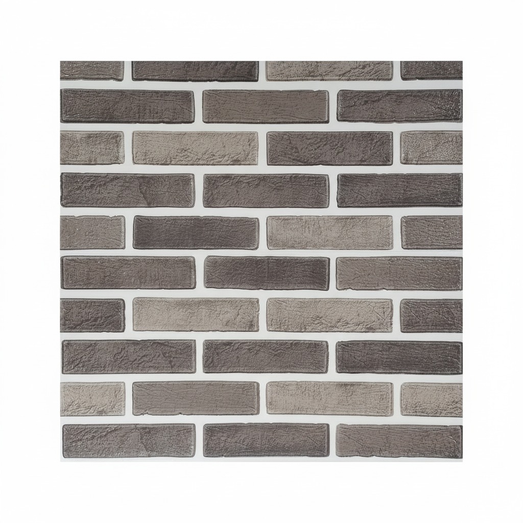 Pack de 10 Panneaux Muraux 3D Adhésifs – Motif Briques – 70 × 77 cm – Anti-Humidité