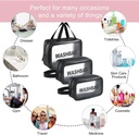 Set de 3 Trousses Noires De Rangement Cosmétiques Multifonctionnelles Et Étanches 