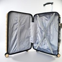 Moyenne Valise Valora Caramel en ABS Incassable Modèle 1