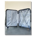 Moyenne Valise Valora Bleu En ABS Incassable Modèle 1 
