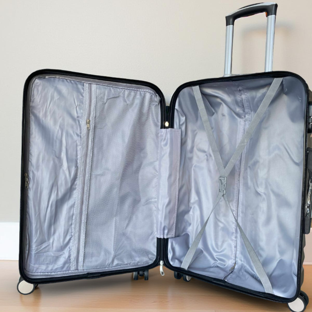 Grande Valise Valora Champagne En ABS Incassable 