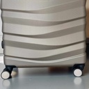 Grande Valise Valora Champagne En ABS Incassable 