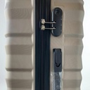 Grande Valise Valora Champagne En ABS Incassable 