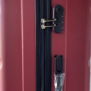 Grande Valise Valora Rouge En ABS Incassable 