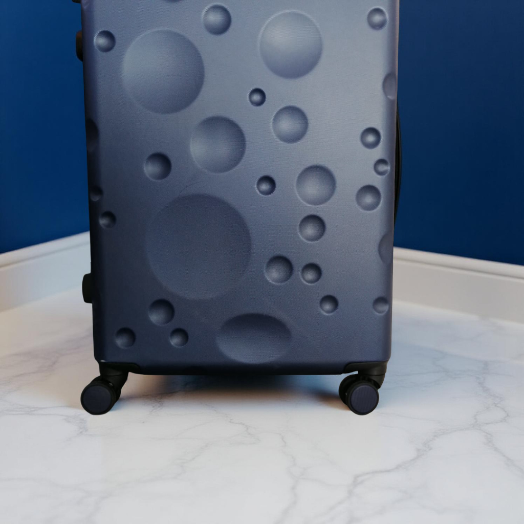 Grande Valise Valora Bleu En ABS Incassable Modèle 2
