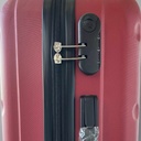 Moyenne Valise Valora Rouge En ABS Incassable 