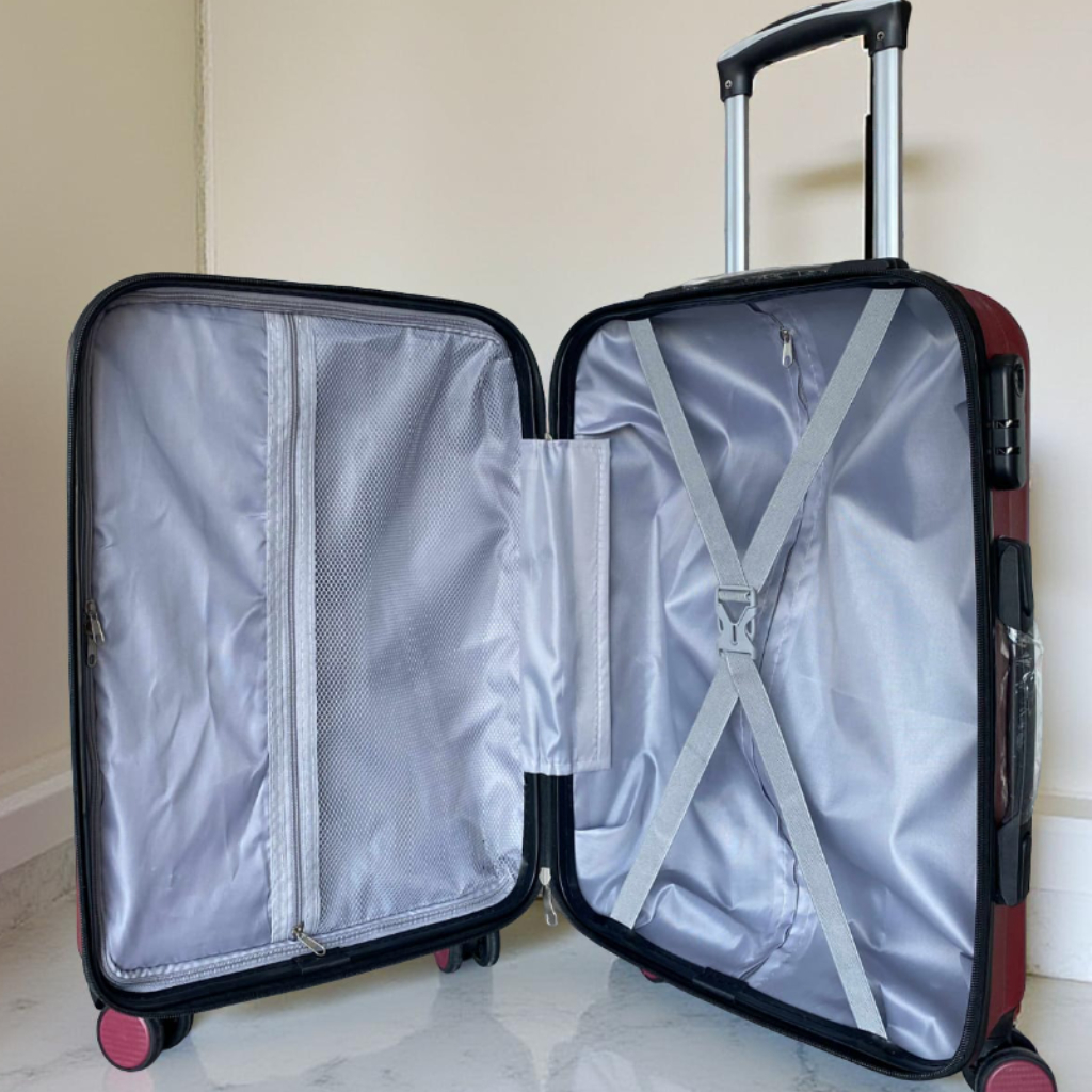 Petite Valise Valora Rouge En ABS Incassable  