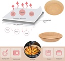  Pack de 100 Papiers de Cuisson Ronds pour Friteuse à Air de 16 cm