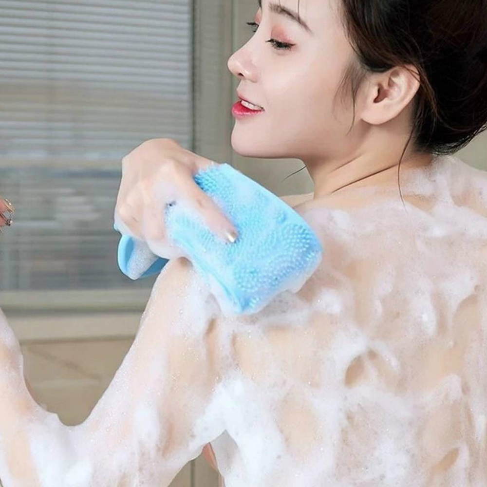 Brosse de bain en silicone