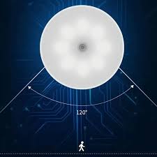 Veilleuse LED Sans Fil avec Détecteur de Mouvement – Lampe Murale Rechargeable USB, Capteur de Lumière et Fixation Magnétique