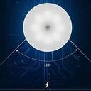 Veilleuse LED Sans Fil avec Détecteur de Mouvement – Lampe Murale Rechargeable USB, Capteur de Lumière et Fixation Magnétique