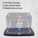 Pack De 3 Boites De Rangement 24L En Bleu Modèle 1