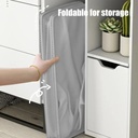 Panier à Linge Et De Rangement Pliable Avec 4 Roues 40 x 20 x 35 cm En Gris