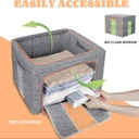 Pack De 3 Boites De Rangement 66L En Gris Modèle 1