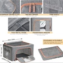 Pack De 3 Boites De Rangement 24L En Gris Modèle 1