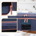 Pack De 3 Boites De Rangement 24L En Bleu Modèle 2