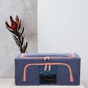 Pack De 3 Boites De Rangement 24L En Bleu Modèle 2