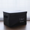 Pack de 3 Boîtes de Rangement Pliables – 38 × 25 × 25 cm – Noir, Rose & Blanc