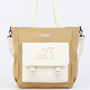 Sac à Main Motif KLN Love Marron