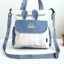 Sac à Main Motif Rabbit Lovely Bleu