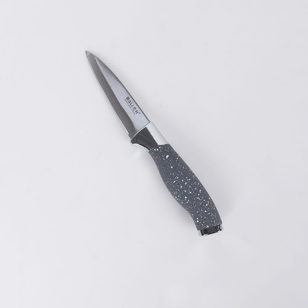 Ensemble des couteaux avec support Chromé-Gris