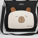 Sac à Main Motif Bébé Ours Noir