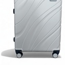 Grande Valise Valora Silver En ABS Incassable Modèle 3