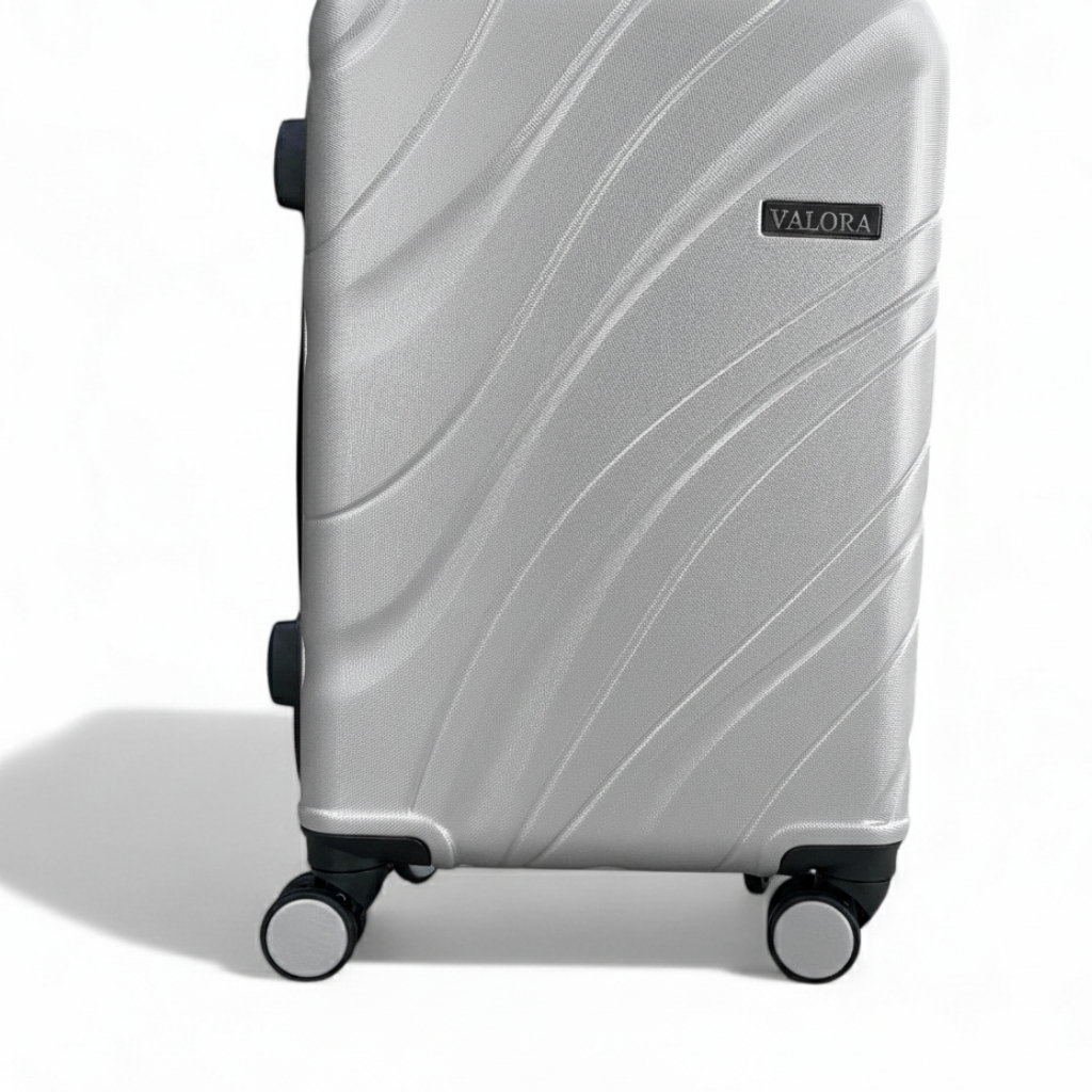 Moyenne Valise Valora Silver En ABS Incassable Modèle 3