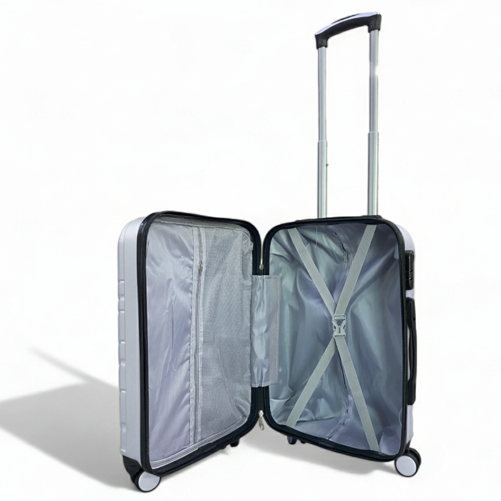 Petite Valise Valora Silver En ABS Incassable  Modèle 3