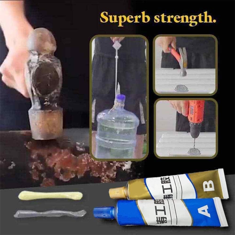 Colle de Résine Époxyde 100 ml  pour Métal Bois Plastique et Plus