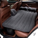 Matelas Gonflable De Voiture avec Oreiller De Coussin De Lit De Camping De Voyage, Tente De Siège Arrière Arrière pour Camping Matelas Gonflable pour Voiture,Camping-Car, Camion, Minivan-Noir