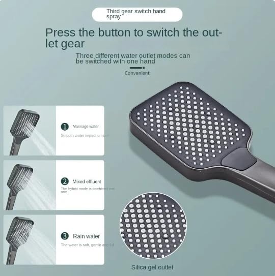 Ensemble de Douche Thermostatique  avec Affichage LED et Lumière