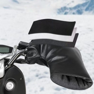 Paire De Gants De Guidon De Moto  – Universels, Imperméables et Doublés en Peluche